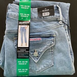 Hudson Jeans Light Blue Women's Midrise Straight Jeans